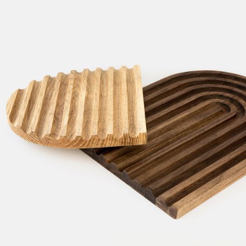 KERBHOLZ Schneidebrett-Set "RIFFELIKK" - Walnut - Oak