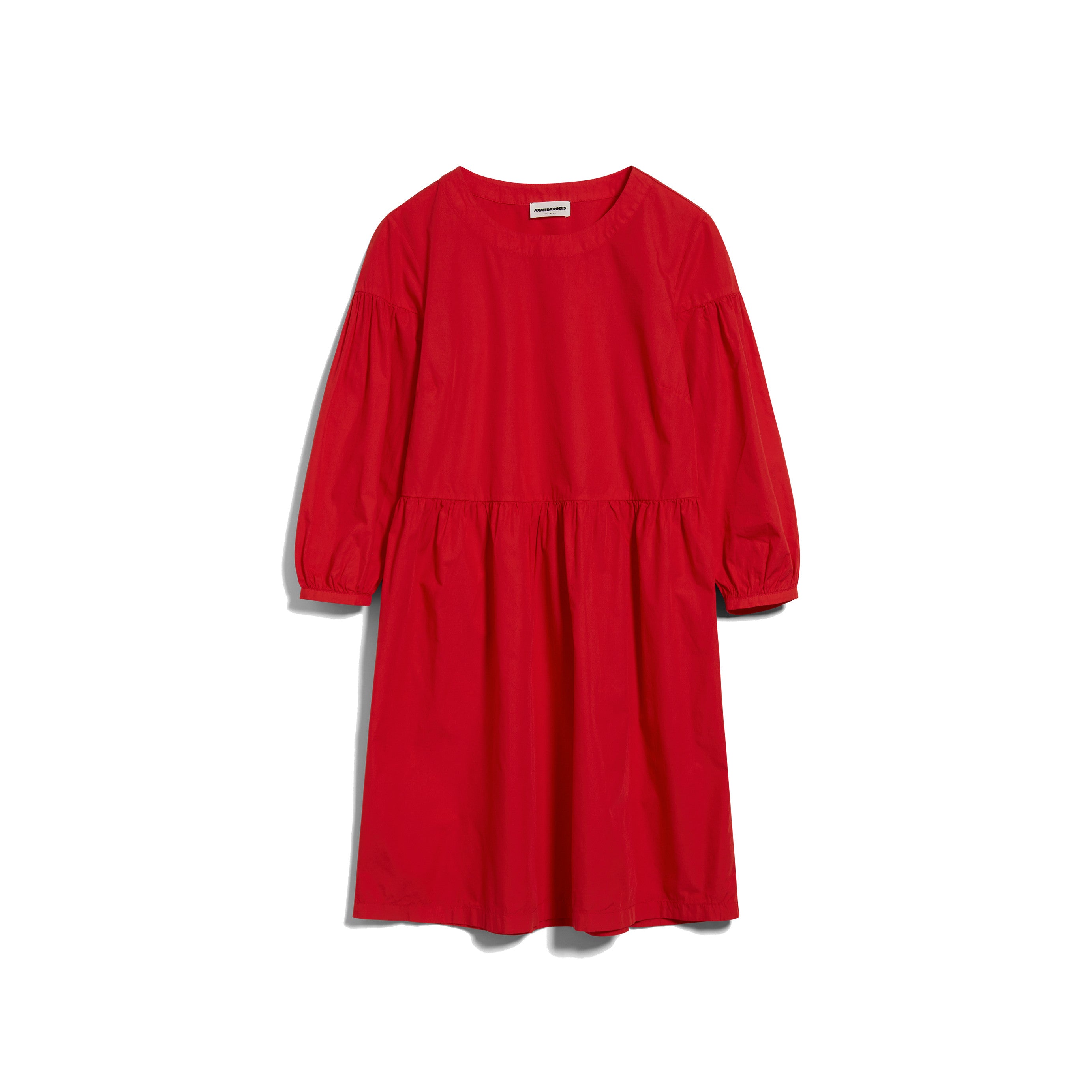 ARMEDANGELS Webkleid "IOANAA" - dark poppy