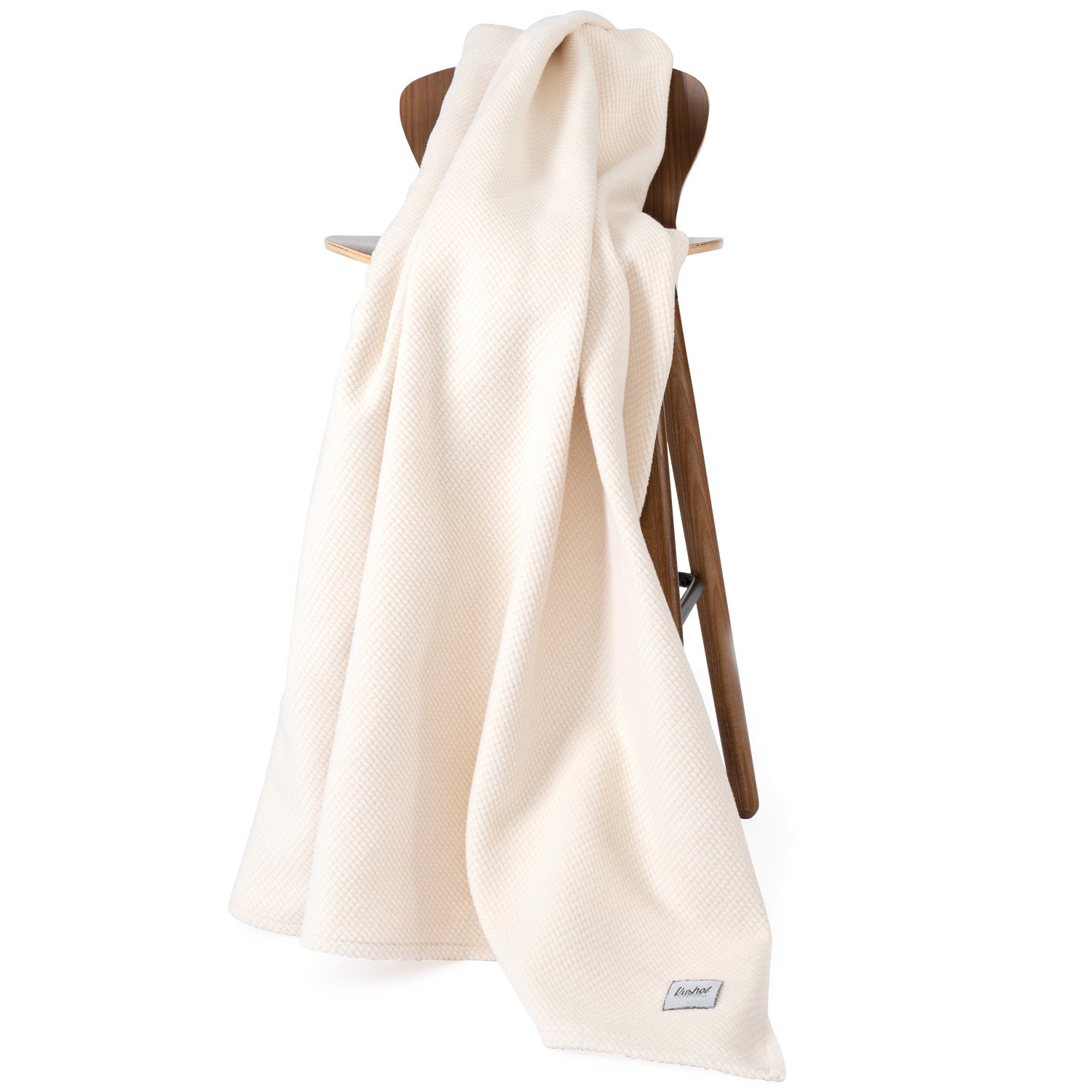 Kushel Decke Woven - verschiedene Farben_cream