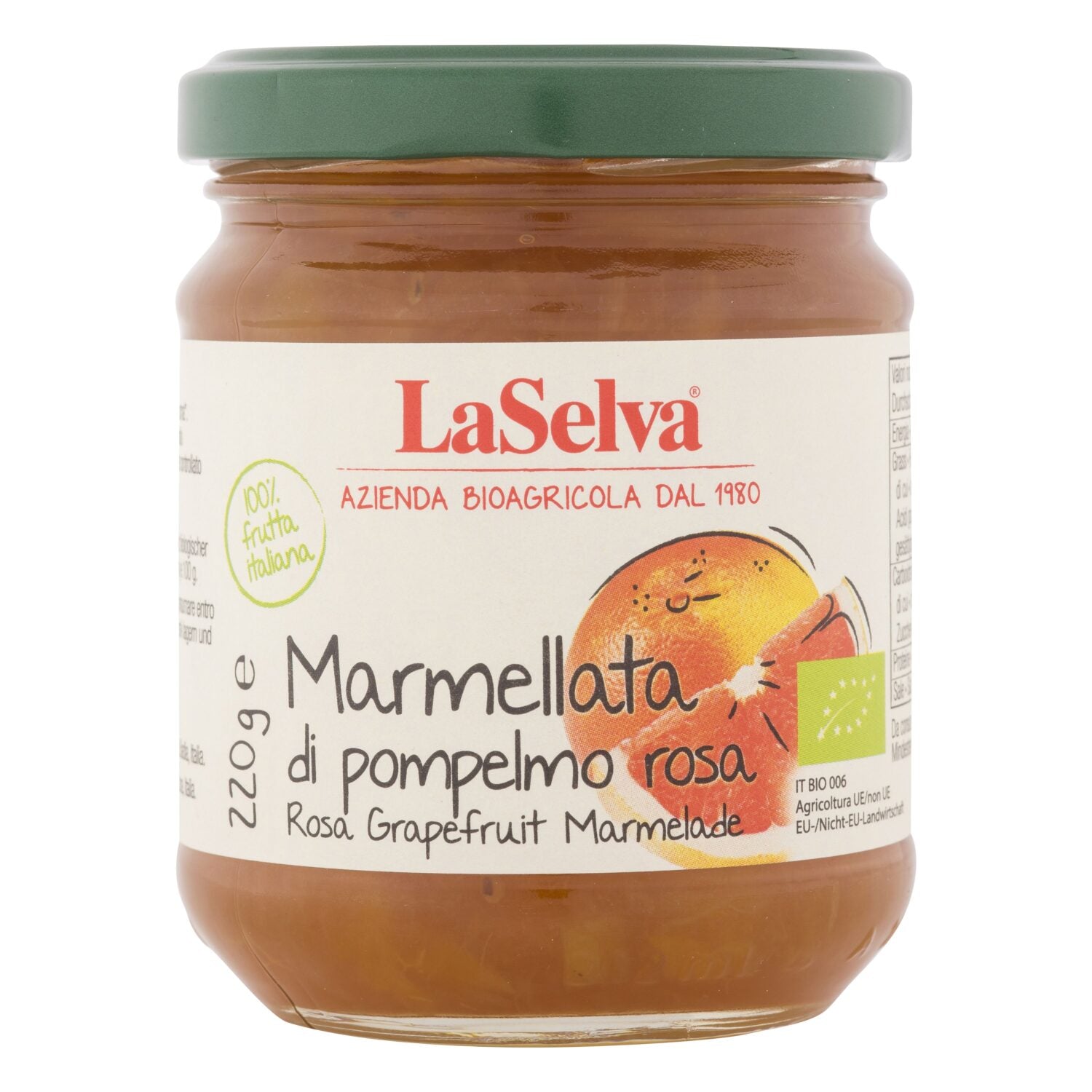 LaSelva Rosa Grapefruit Marmelade