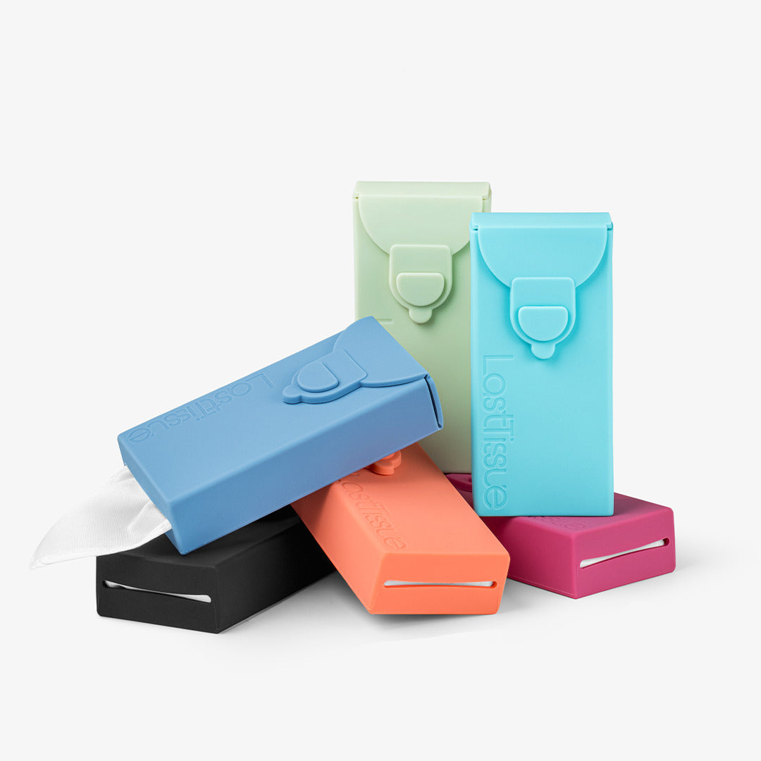 LastObject LastTissue Stofftaschentücher + Box aus Silikon - verschiedene Farben_1