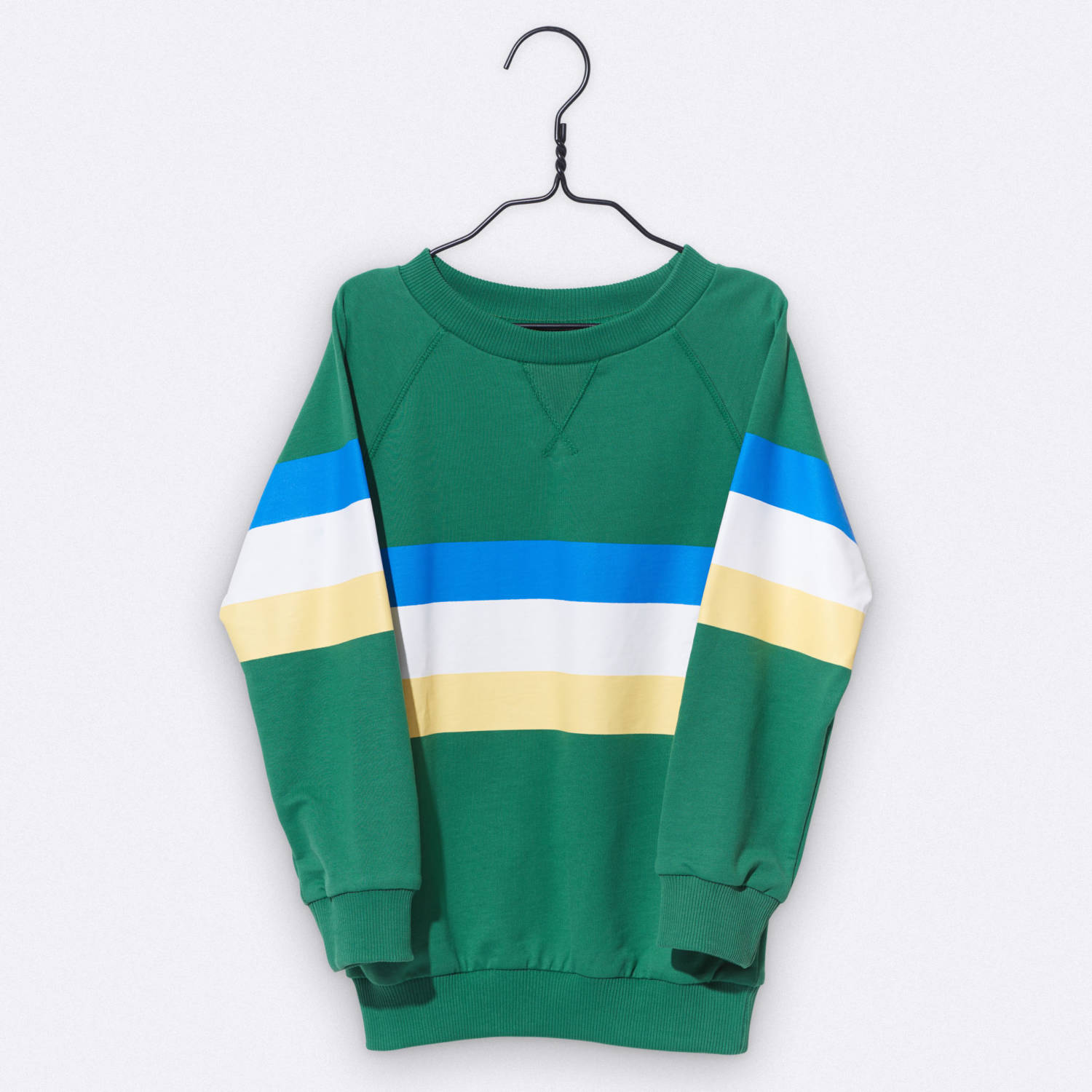 LOVE kidswear Louie Sweater green with stripes