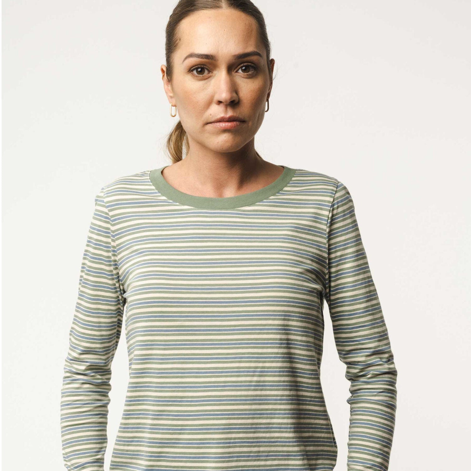 MELA Damen Langarmshirt REENA - multicolored stripes_5