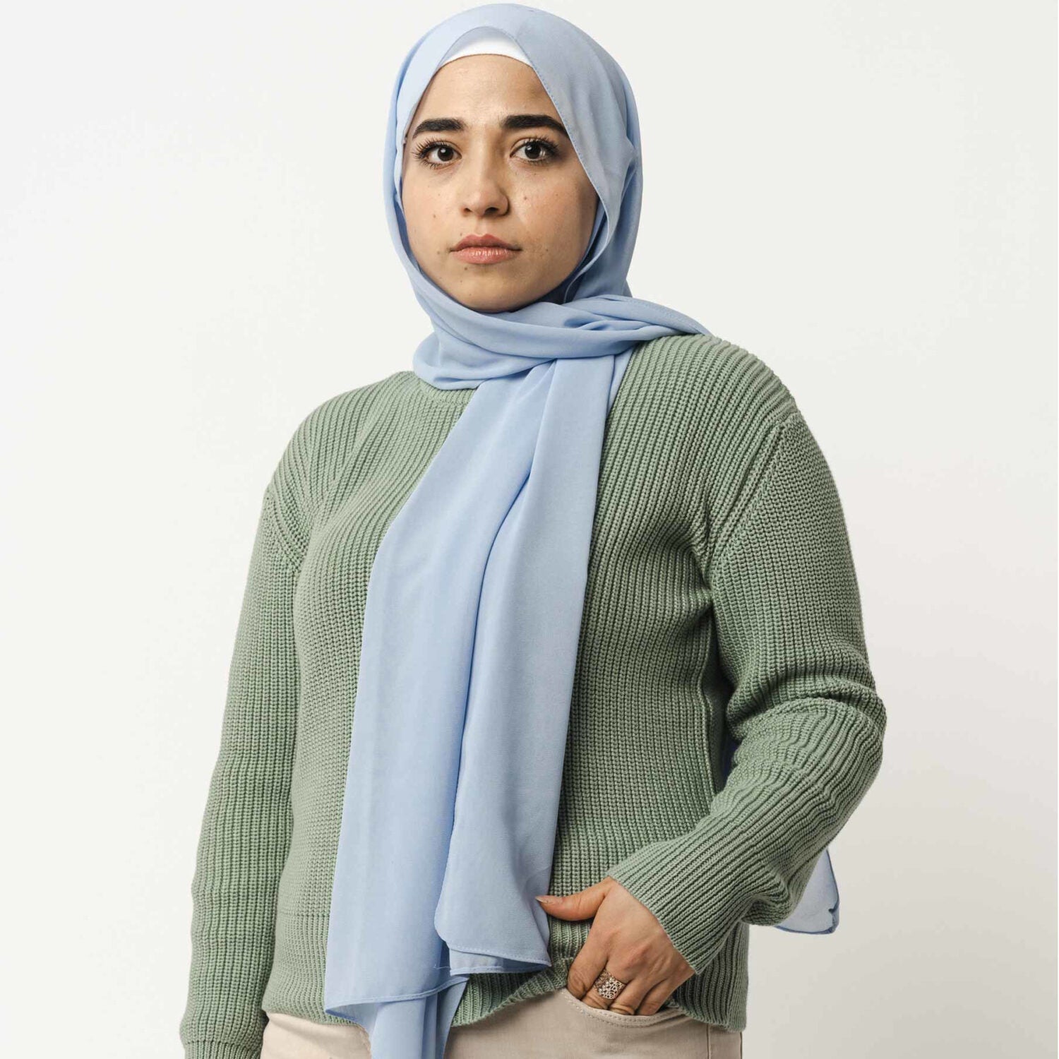 MELA Damen Rippstrickpullover "MANIKA" - mint