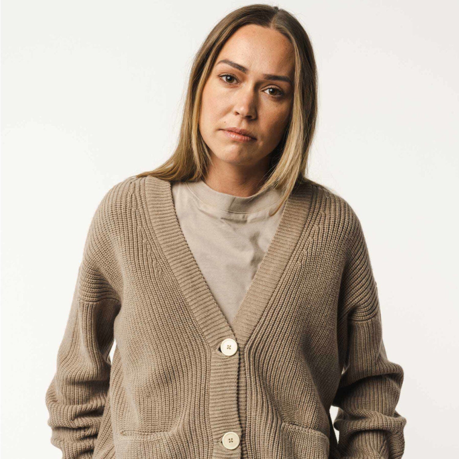 MELA Damen Strick-Cardigan ARTHA - hazel-melange_1