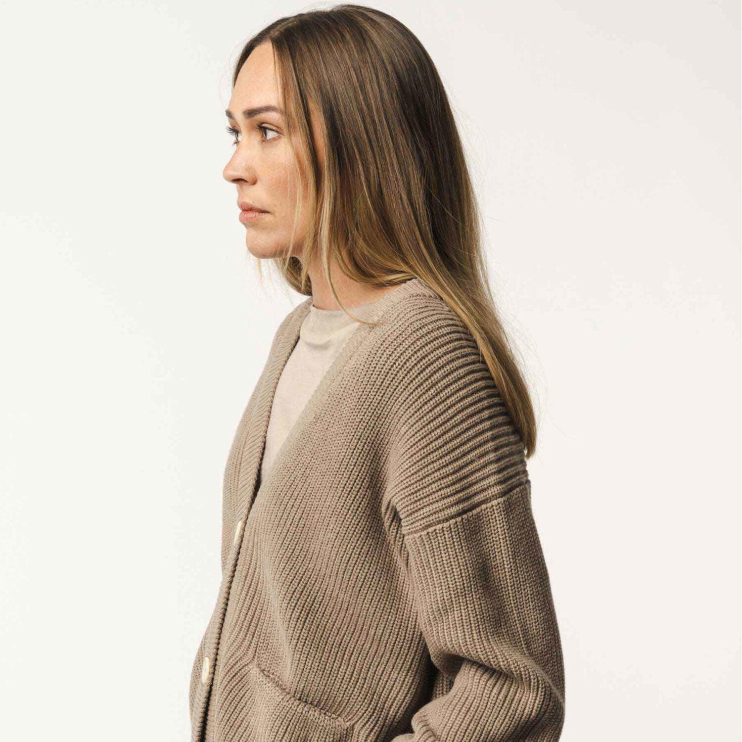 MELA Damen Strick-Cardigan ARTHA - hazel-melange_2