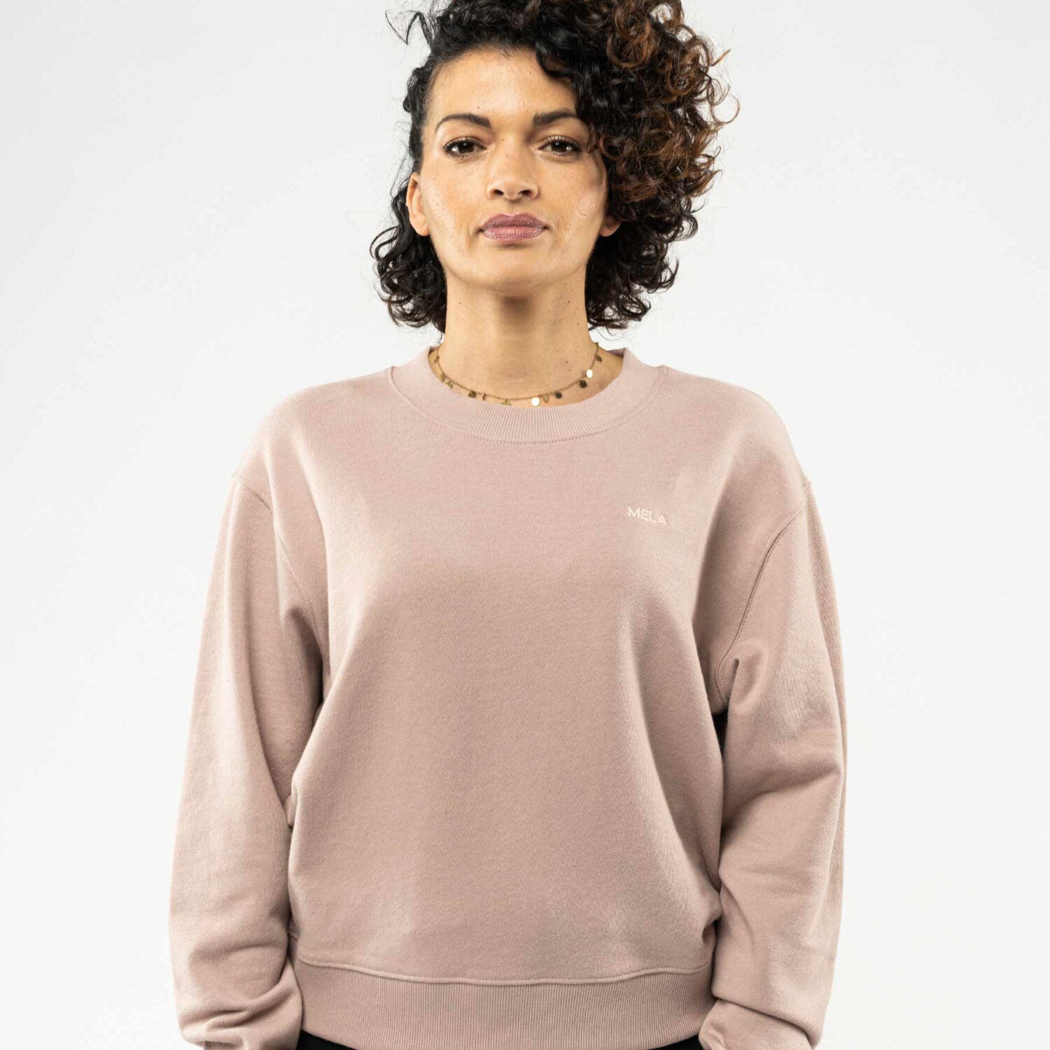 MELA Damen Sweatshirt RATI - Rose_1