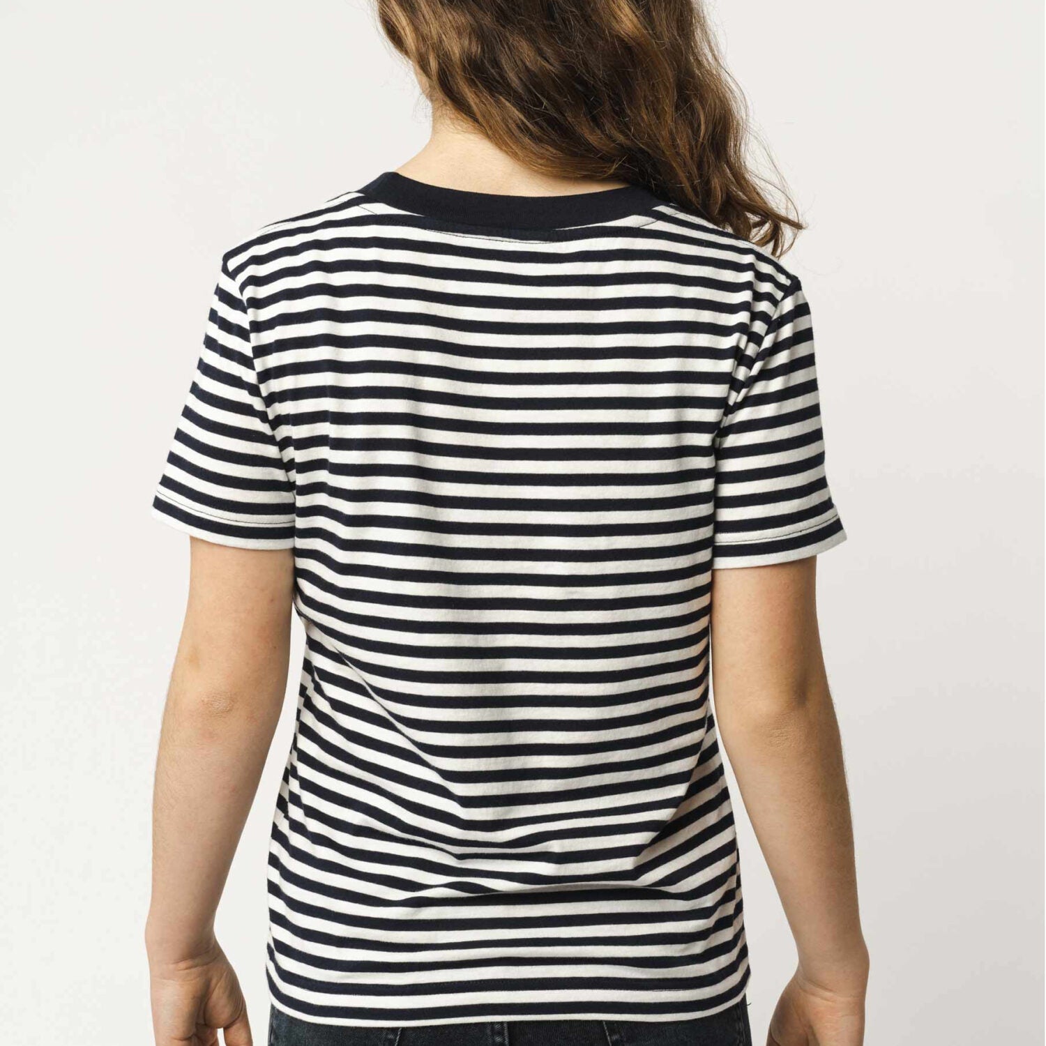 MELA Damen T-Shirt "KHIRA" - navy-weiß gestreift
