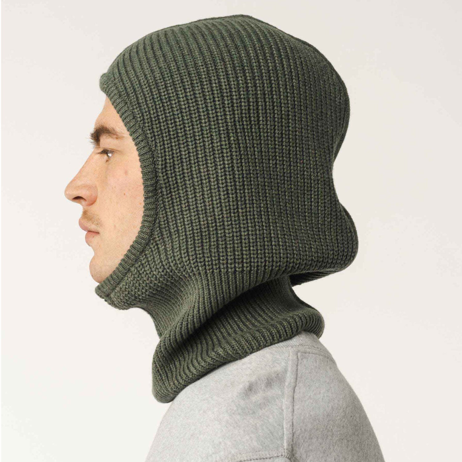 MELA Unisex Balaklava "MAHIMA" - grün-melange