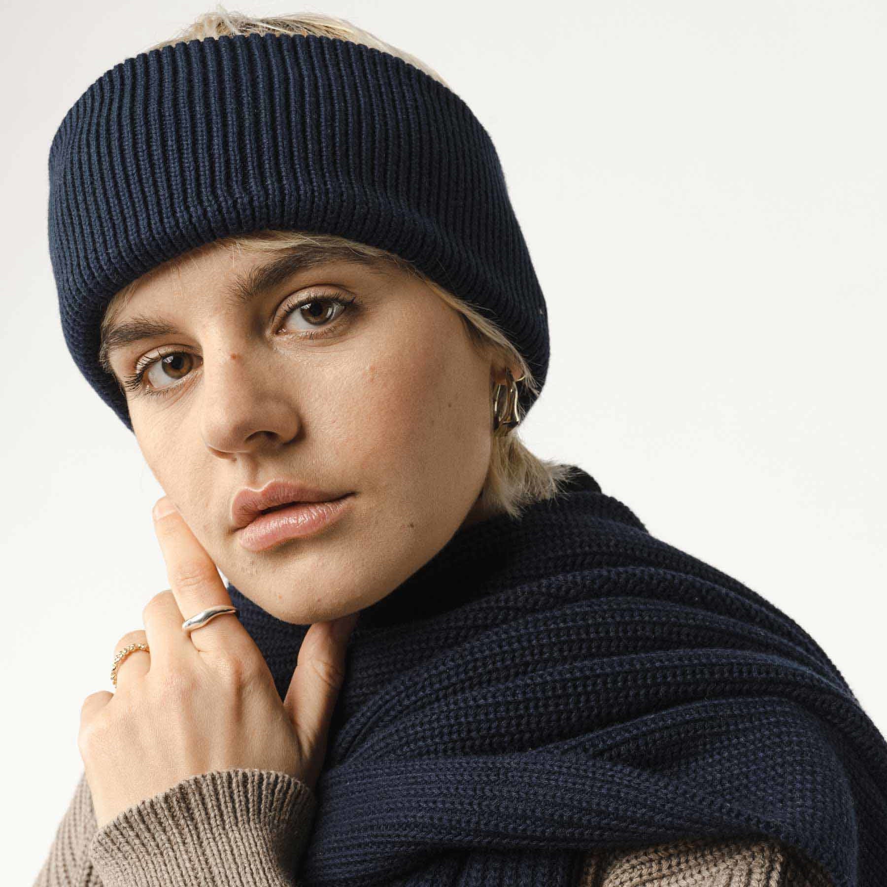 MELA Unisex Stirnband "KIRON" - navy