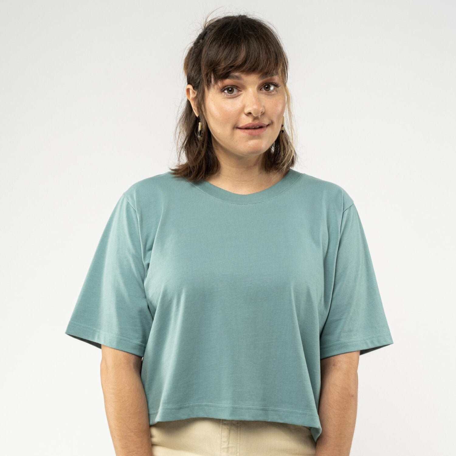 MELA Damen Cropped T-Shirt "JANDRA"