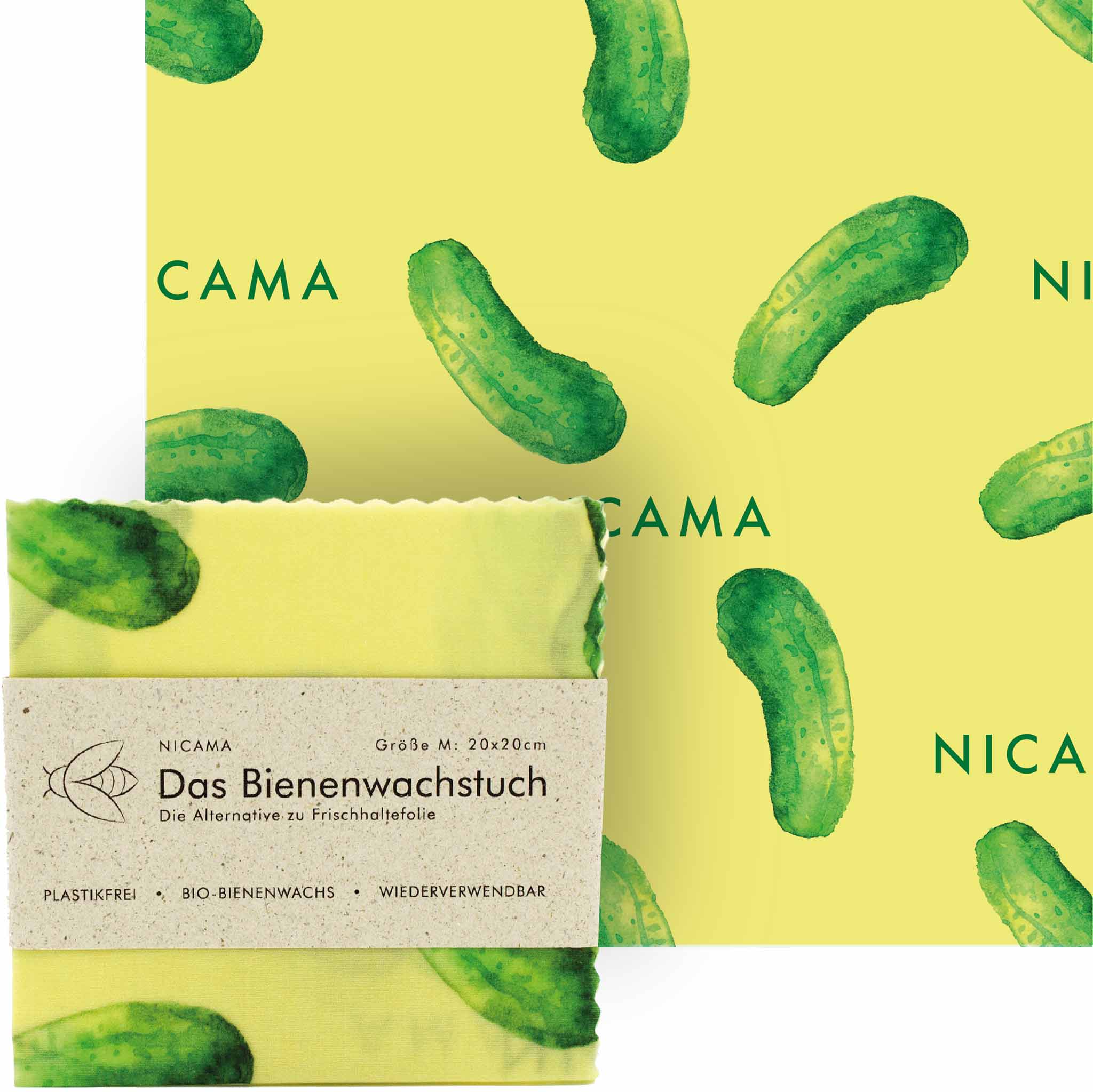 NICAMA Bienenwachstuch M 20x20 cm
