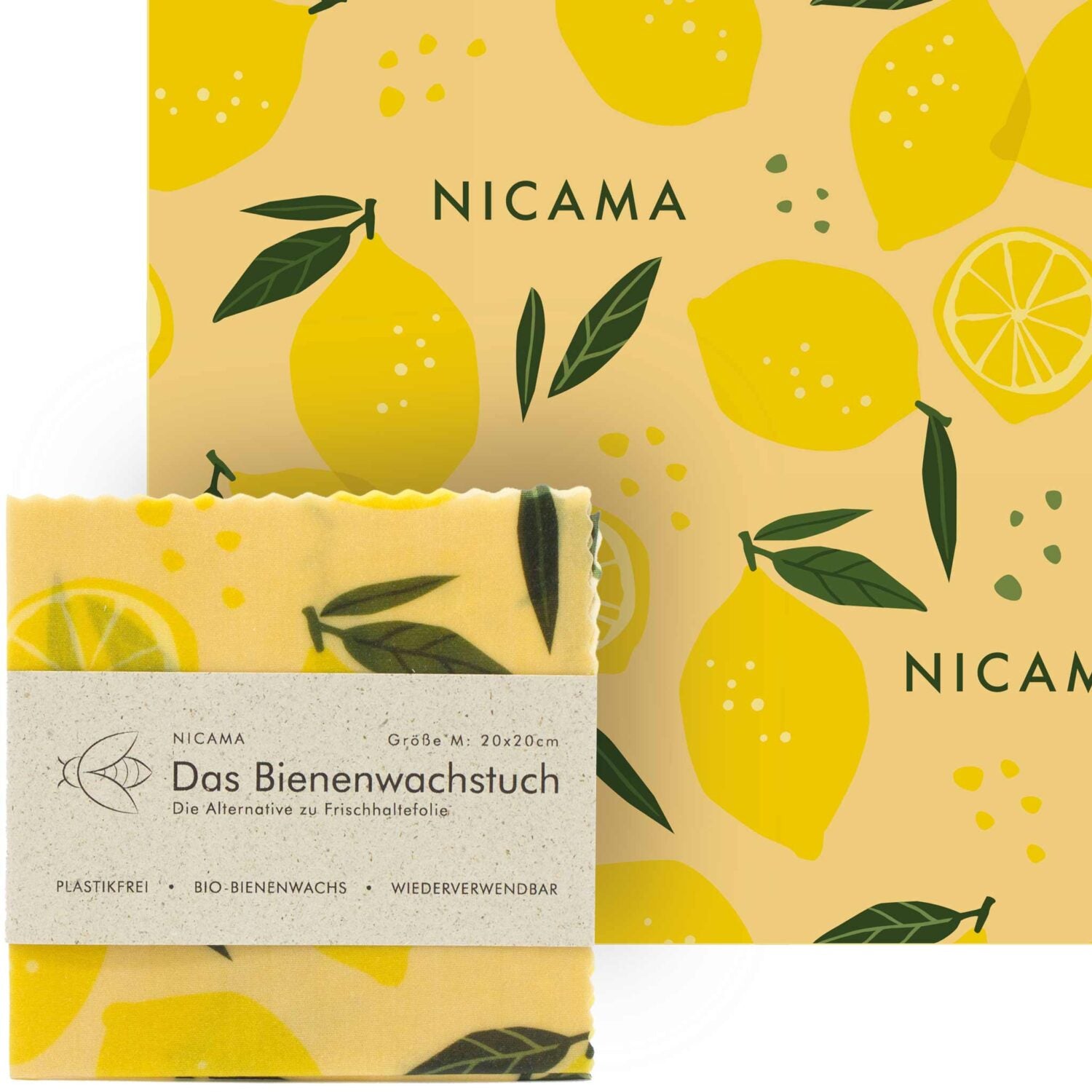 NICAMA Bienenwachstuch M 20x20 cm