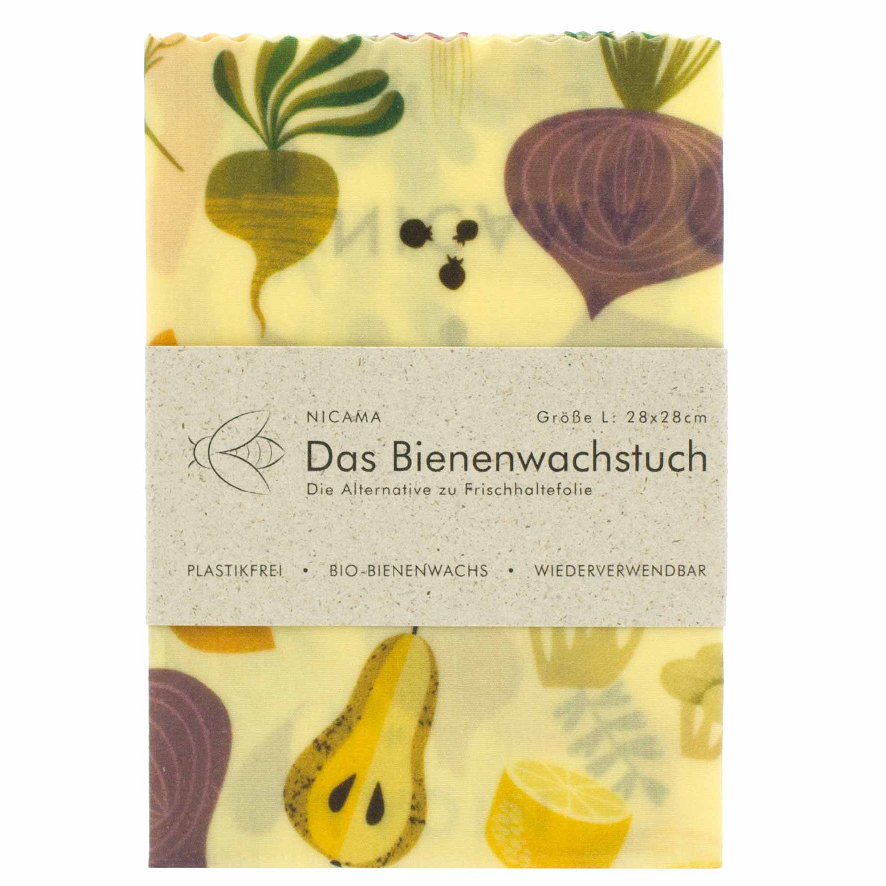 NICAMA Bienenwachstuch L 28x28 cm