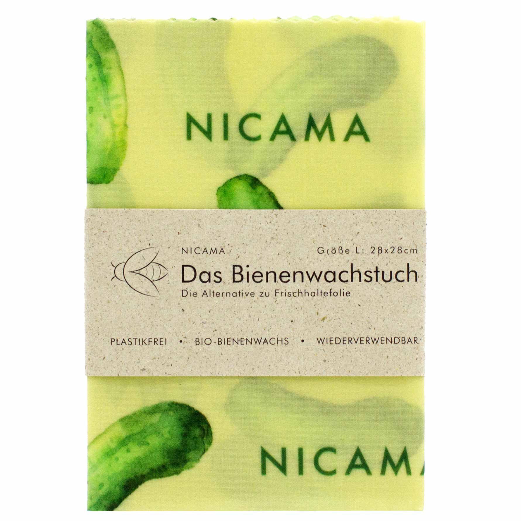 NICAMA Bienenwachstuch L 28x28 cm