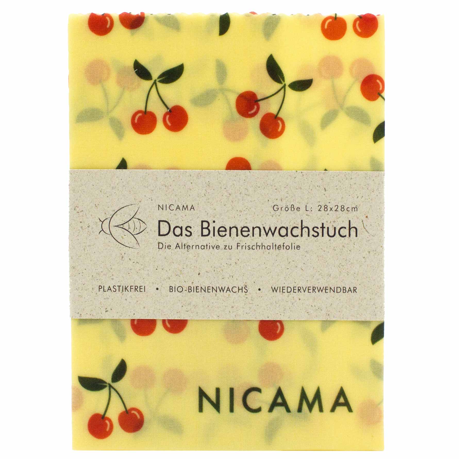 NICAMA Bienenwachstuch L 28x28 cm