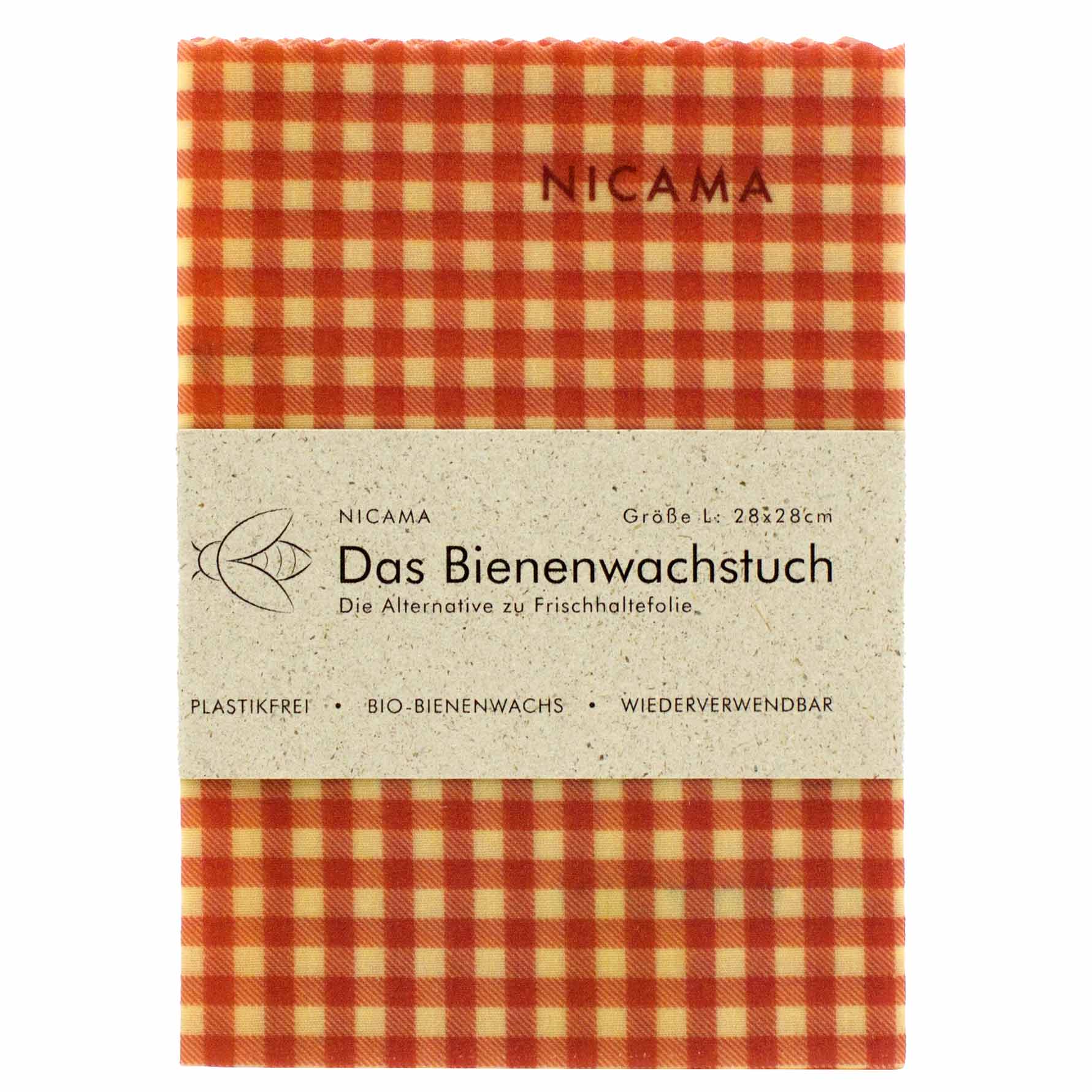 NICAMA Bienenwachstuch L 28x28 cm