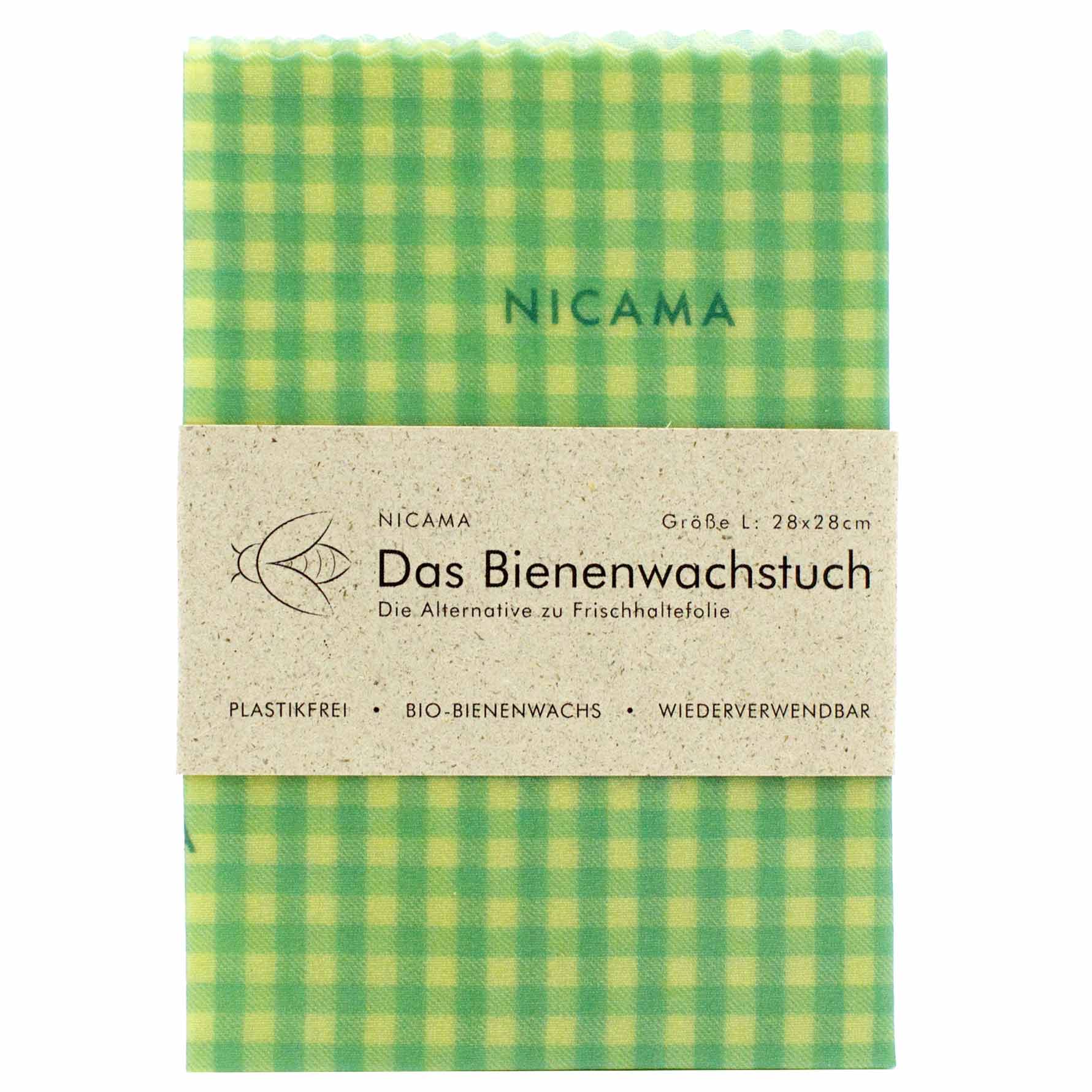 NICAMA Bienenwachstuch L 28x28 cm