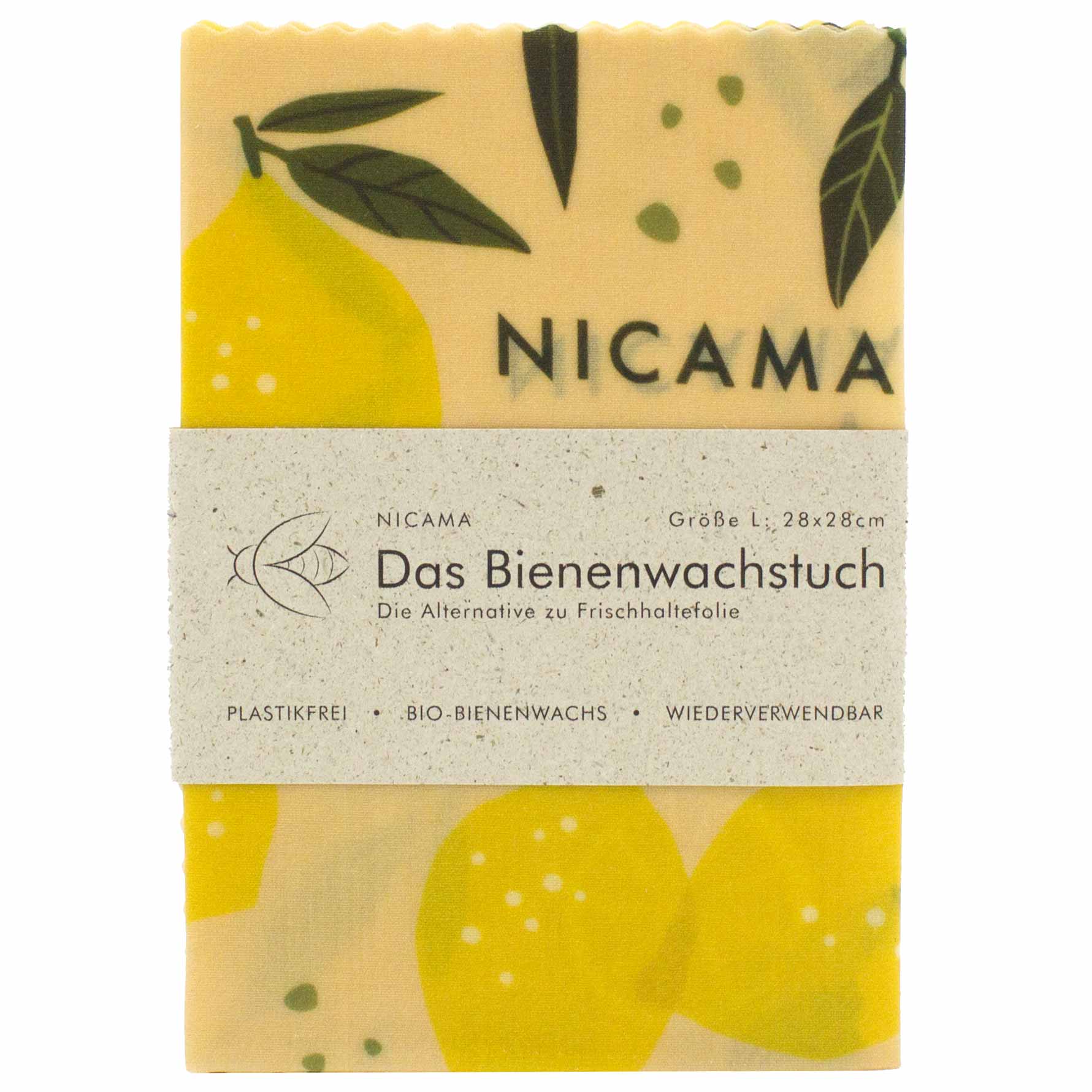 NICAMA Bienenwachstuch L 28x28 cm