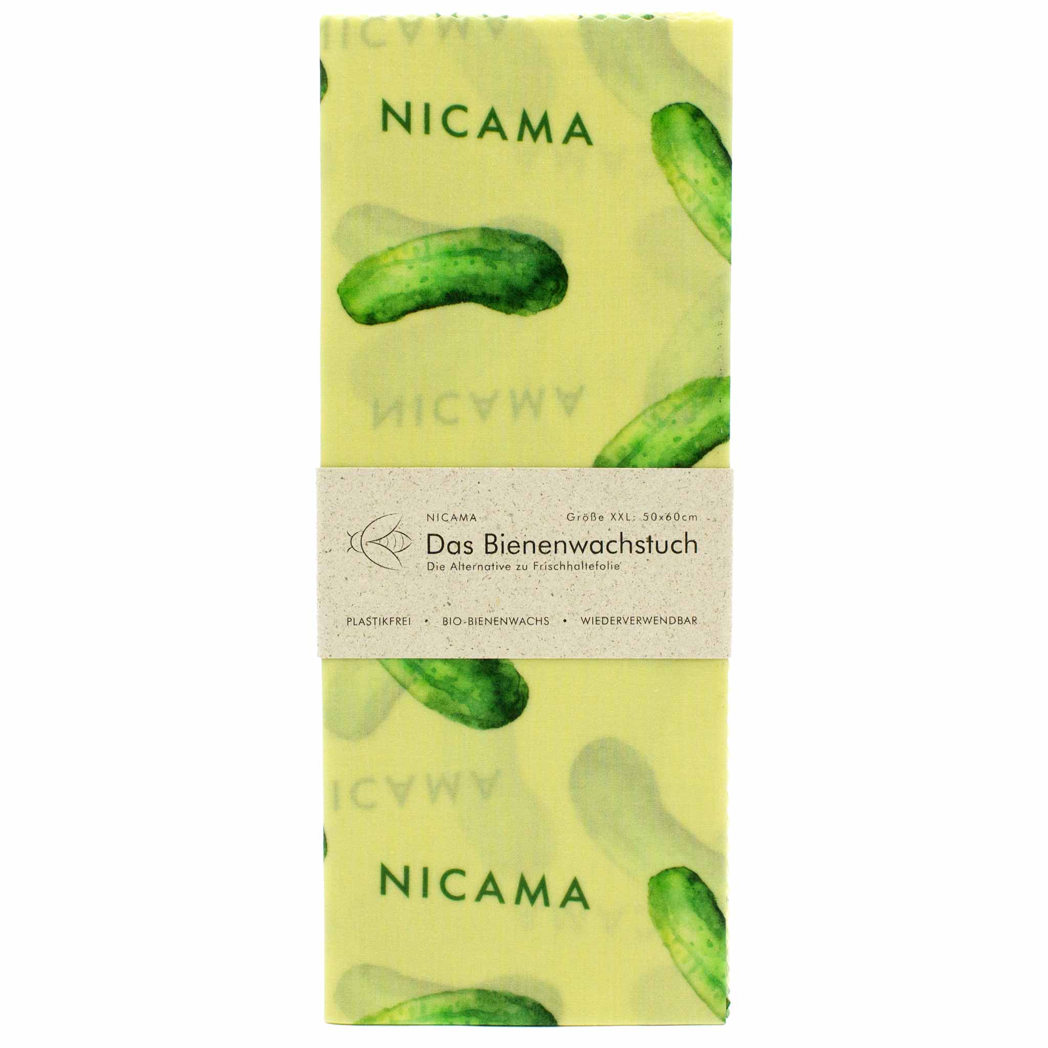 NICAMA Bienenwachstuch XXL 60x50 cm
