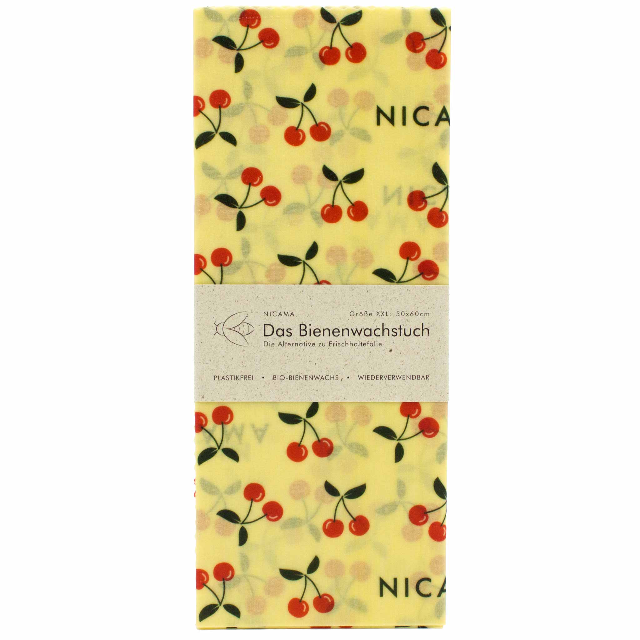 NICAMA Bienenwachstuch XXL 60x50 cm