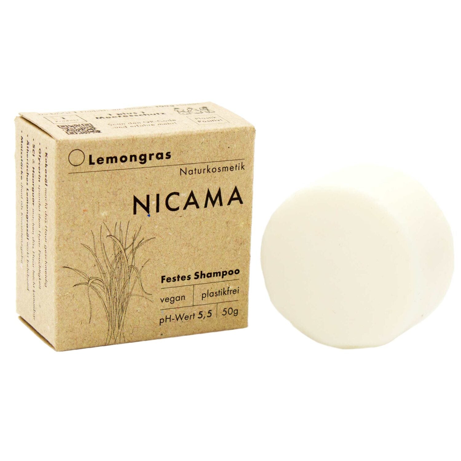 NICAMA Festes Shampoo 50 g