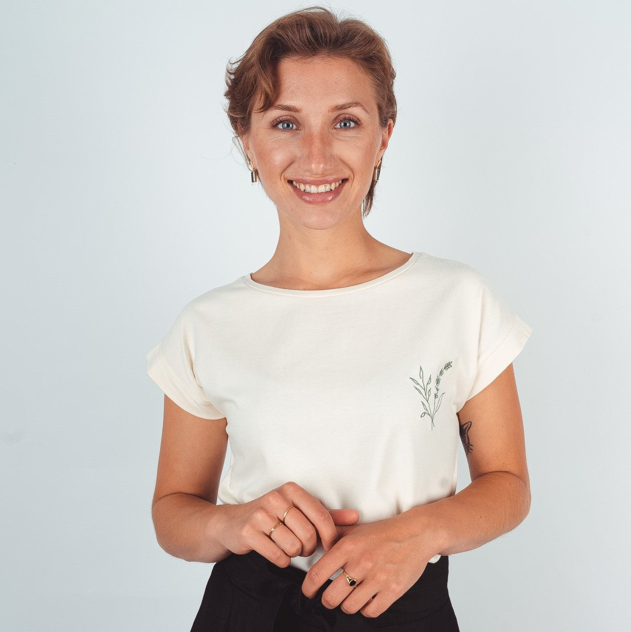 Noorlys Damen T-Shirt "IBEN" - Pearled Ivory