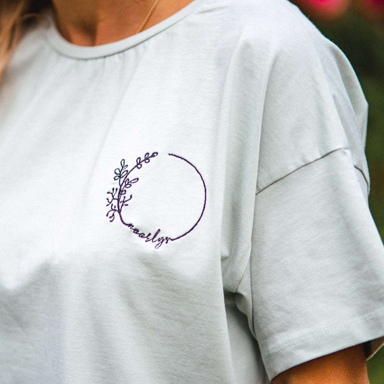 Noorlys Damen T-Shirt "WÄXT" - Milky Green