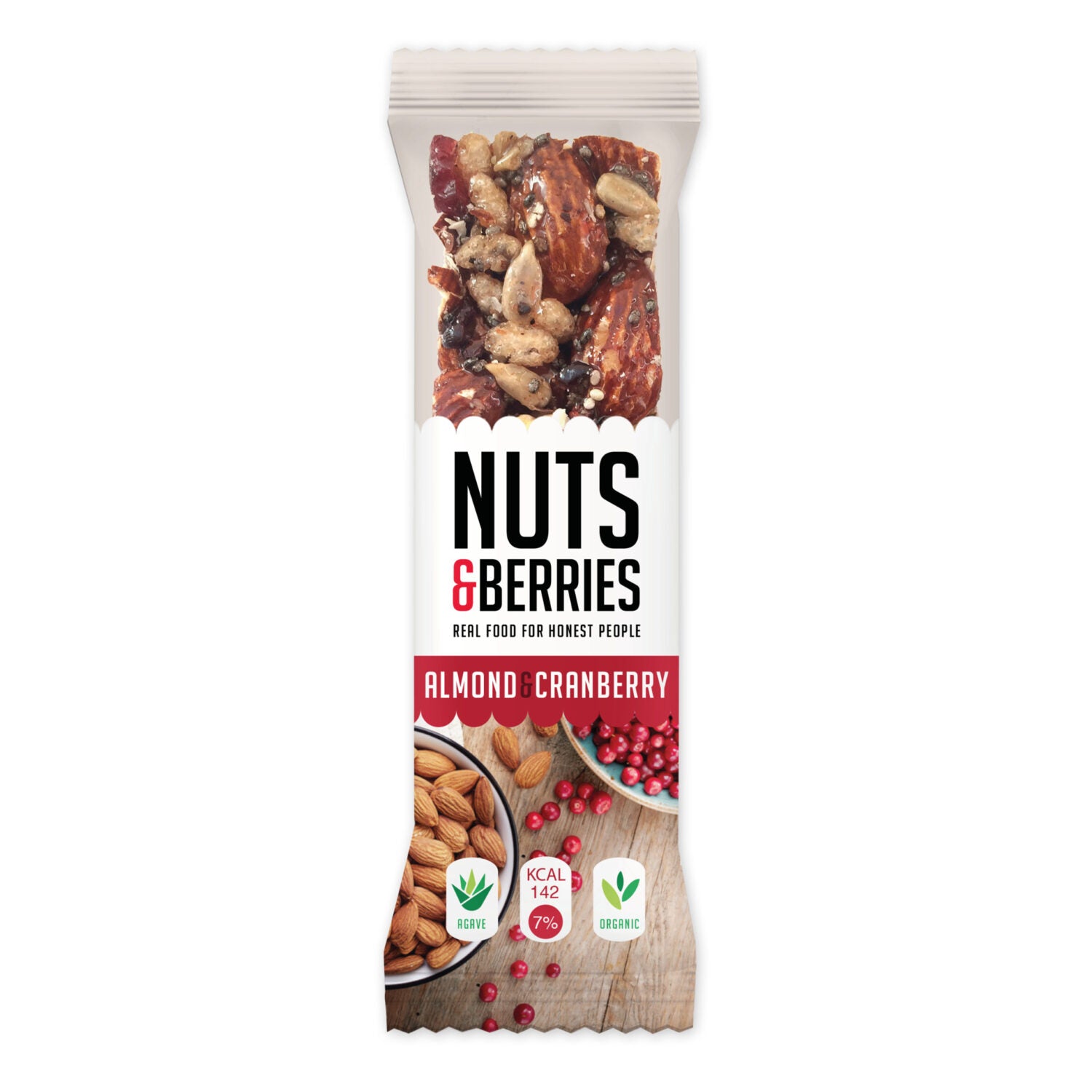 Nuts & Berries Bio-Riegel Almond & Cranberry