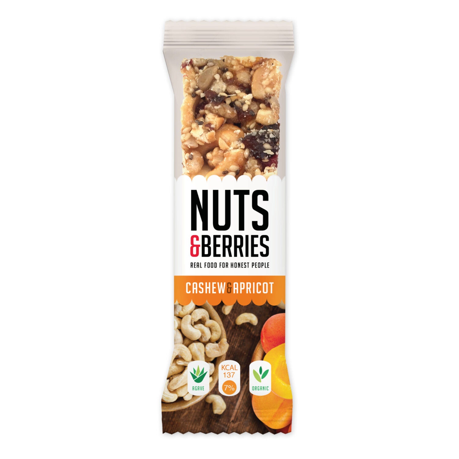 Nuts & Berries Bio-Riegel Cashew Apricot