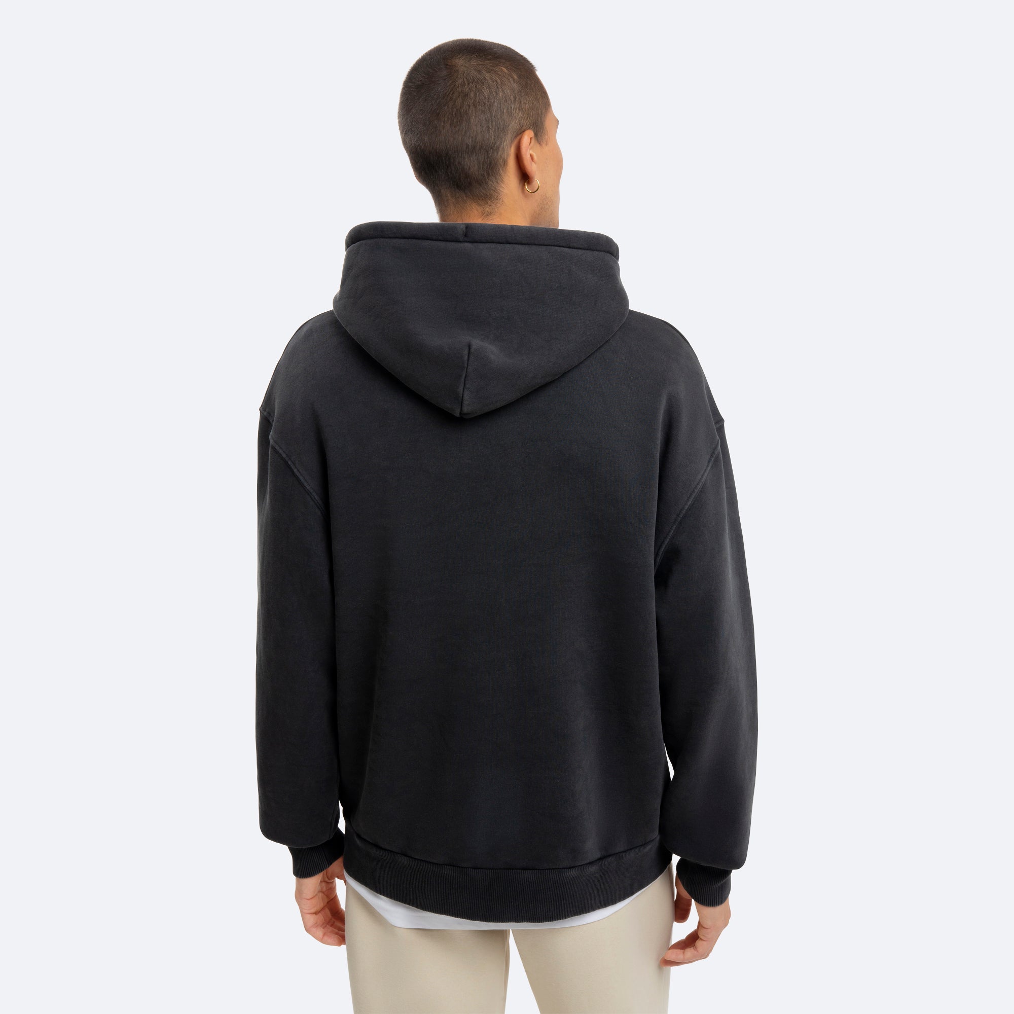 On Vacation Unisex Hoodie "Dolphin League" - Washed Black