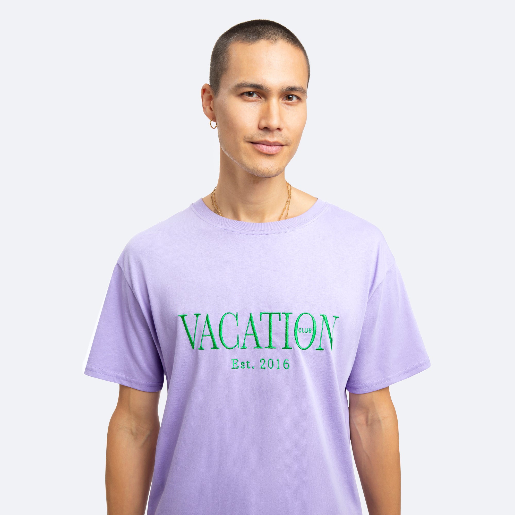 On Vacation Unisex T-Shirt "Classic Logo" - Lavender