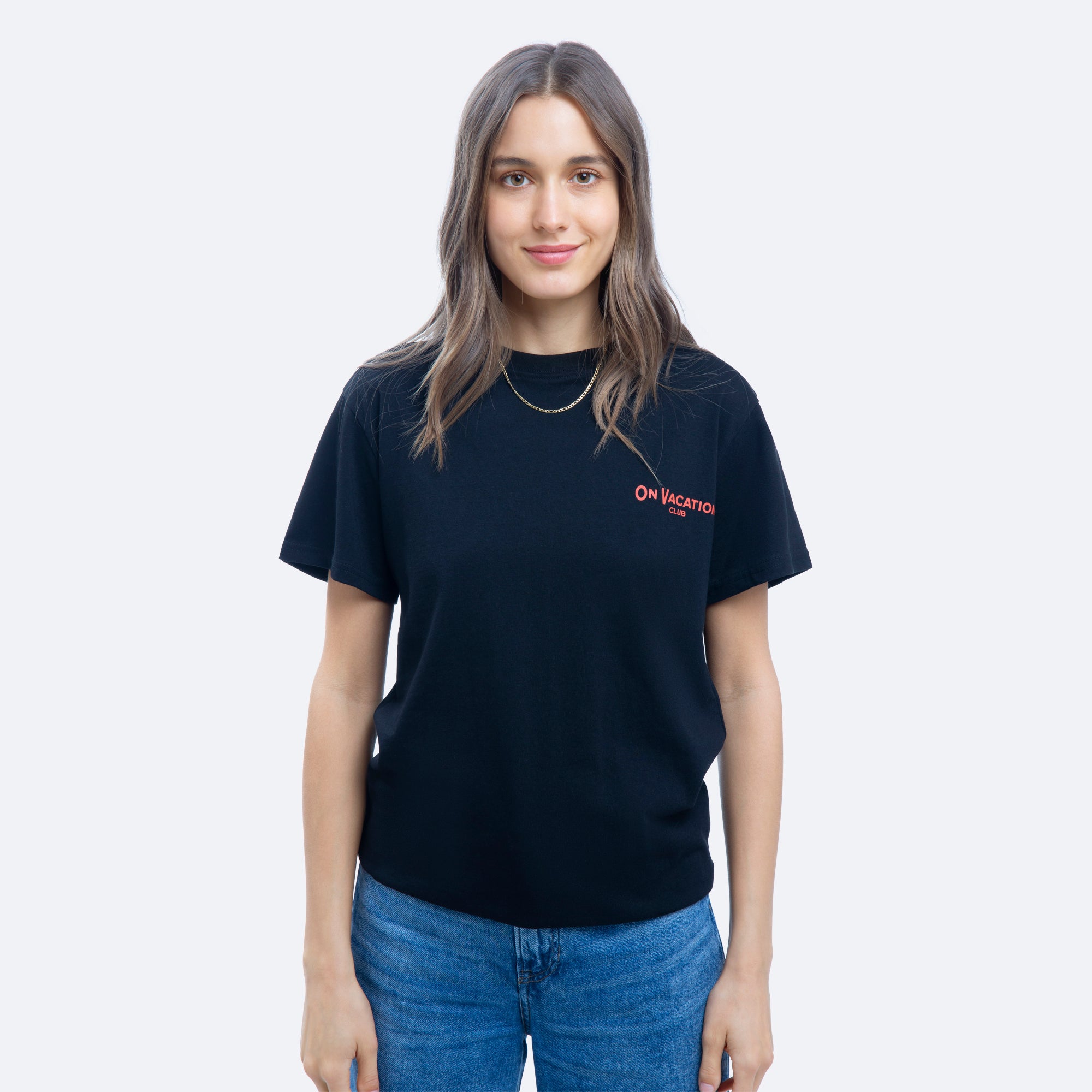 On Vacation Unisex T-Shirt "Sanremo" - Black