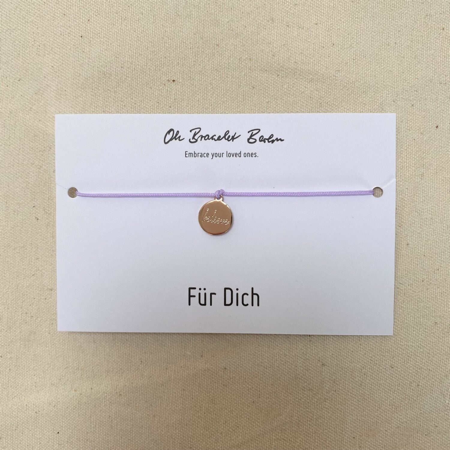 Oh Bracelet Berlin Armband "Believe"