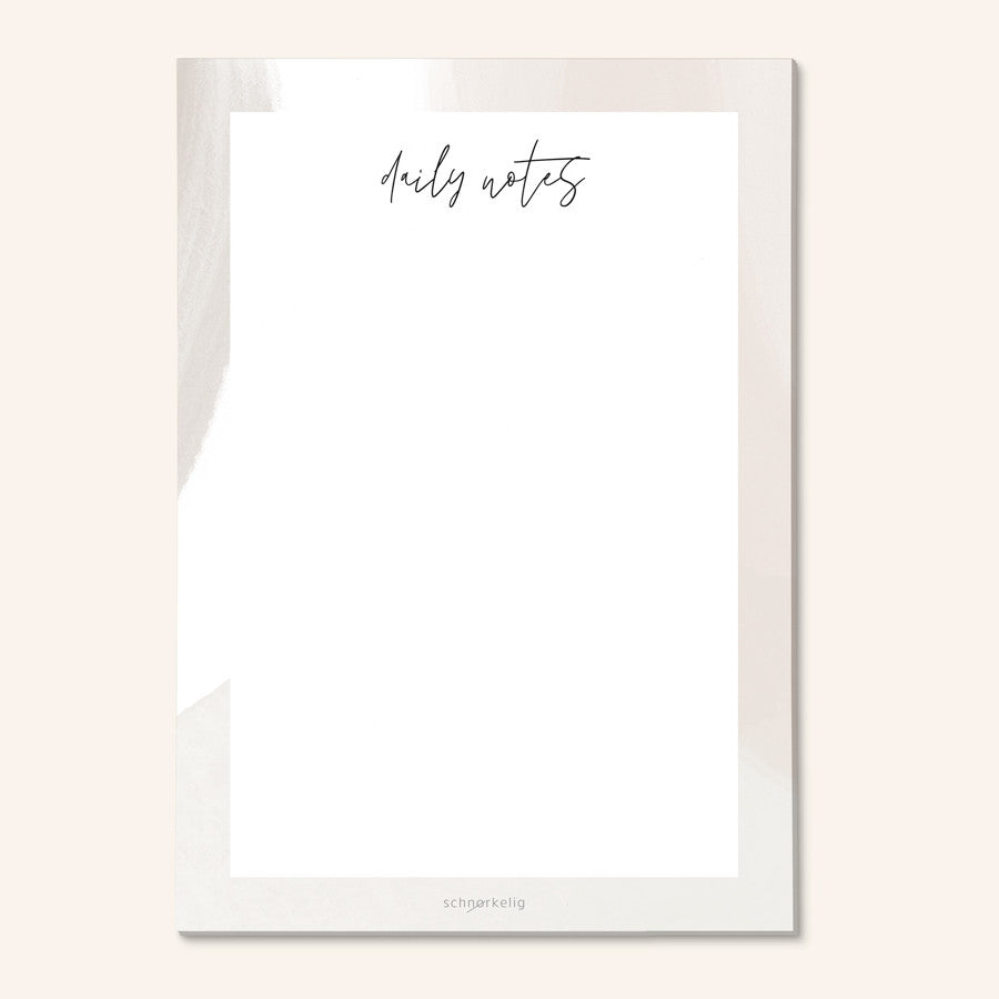 Projekt Stil Notizblöcke (A6) daily notes