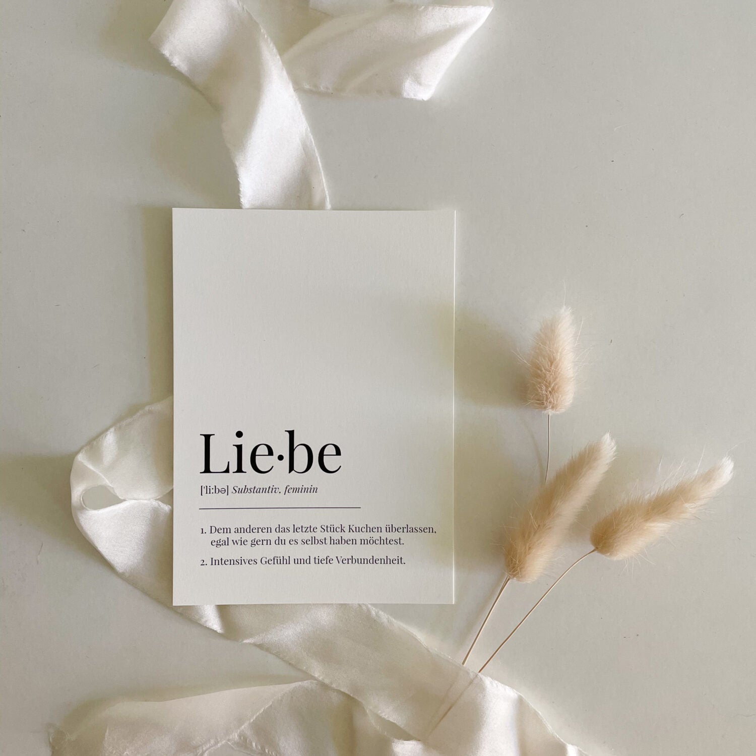 Projekt Stil Postkarten Liebe (Definition)