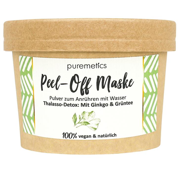 Puremetics Peel-Off Maske Ginkgo Gruentee