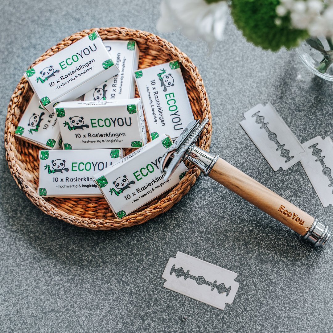 EcoYou Rasierklingen 100er-Set Vorratspackung