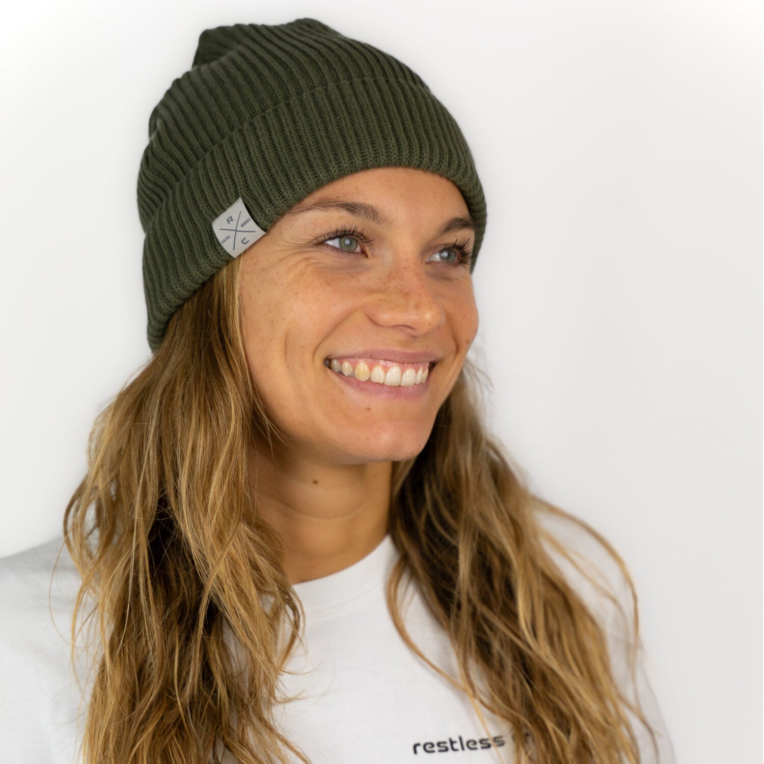 Restless Crew Unisex Fisherman BEANIE - Khaki_1.1