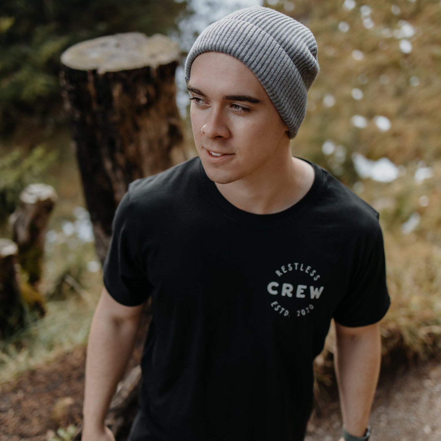 Restless Crew Unisex T-Shirt CREW SHIRT - Black_1.2