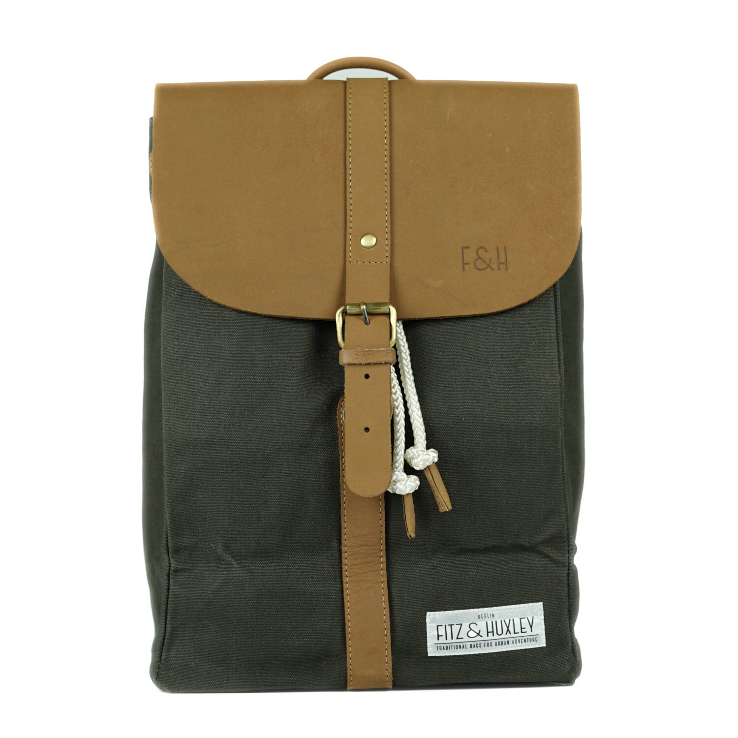 Fitz & Huxley Rucksack "Solstice" retro grey