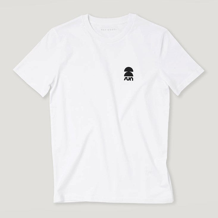 hey soho T-Shirt "Sun" Weiß