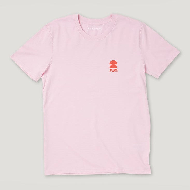 hey soho T-Shirt "Sun" Pink