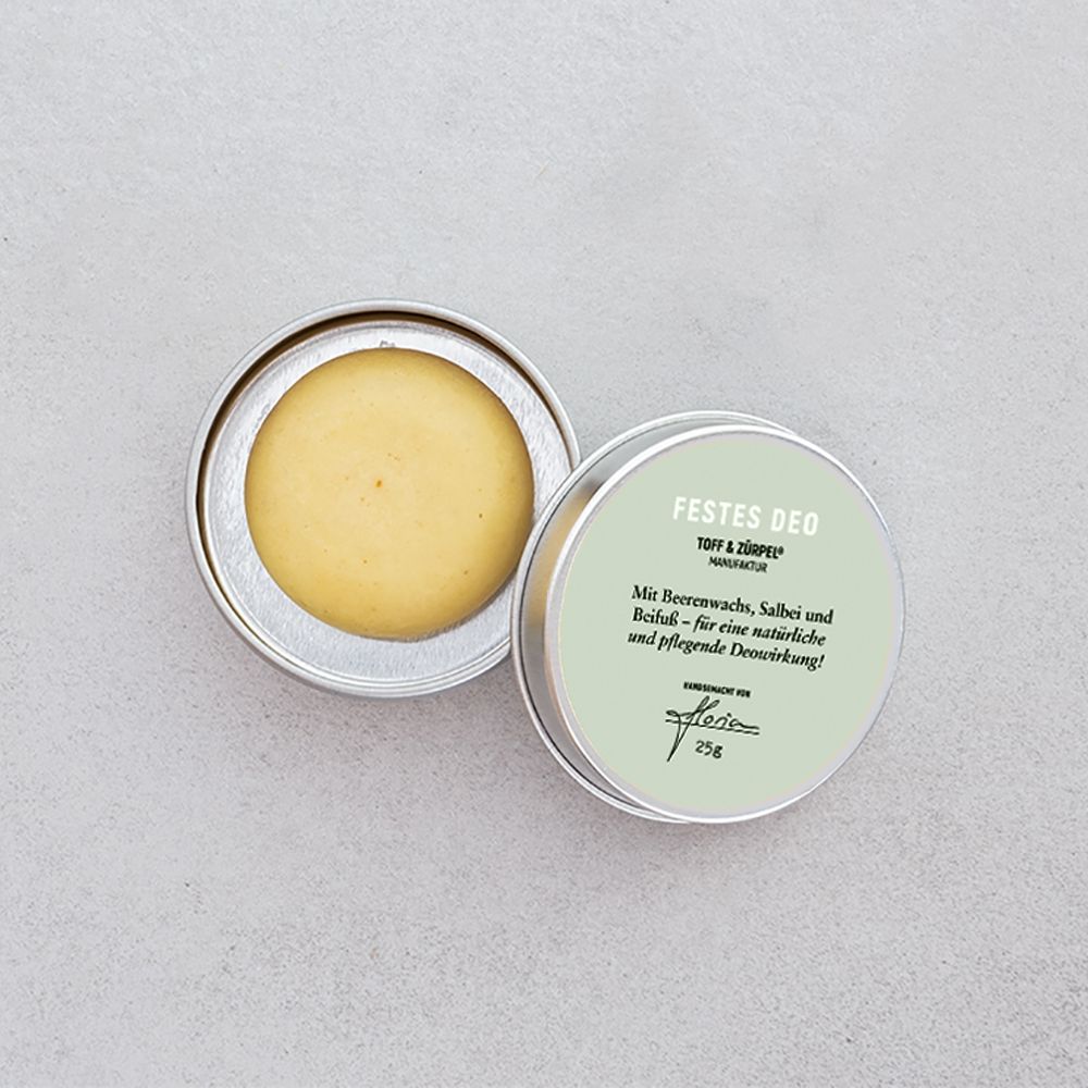 Toff & Zürpel Festes Deo mit Salbei und Beifuß – vegan
