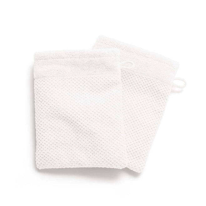 Kushel Waschhandschuh "The Wash Glove Set" Cloud White