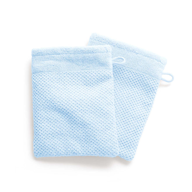 Kushel Waschhandschuh "The Wash Glove Set" Sky Blue