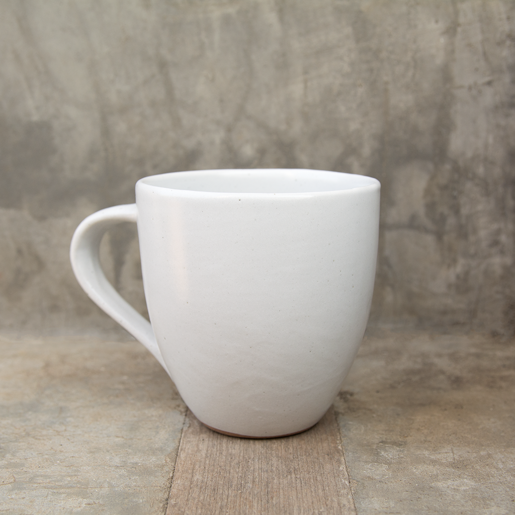 atisan Steingut Tasse Maya weiß