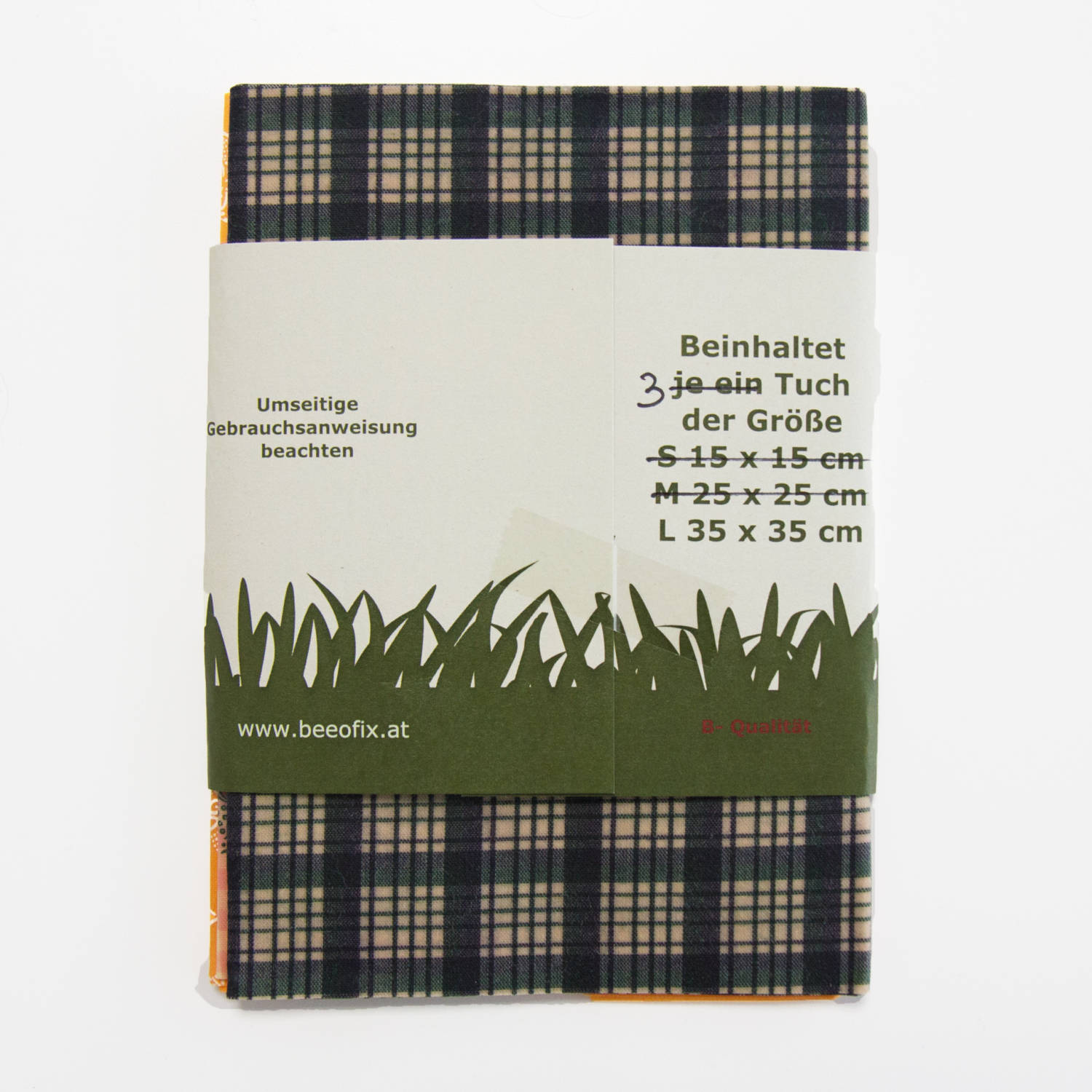 Beeofix Bienenwachstuch Set L