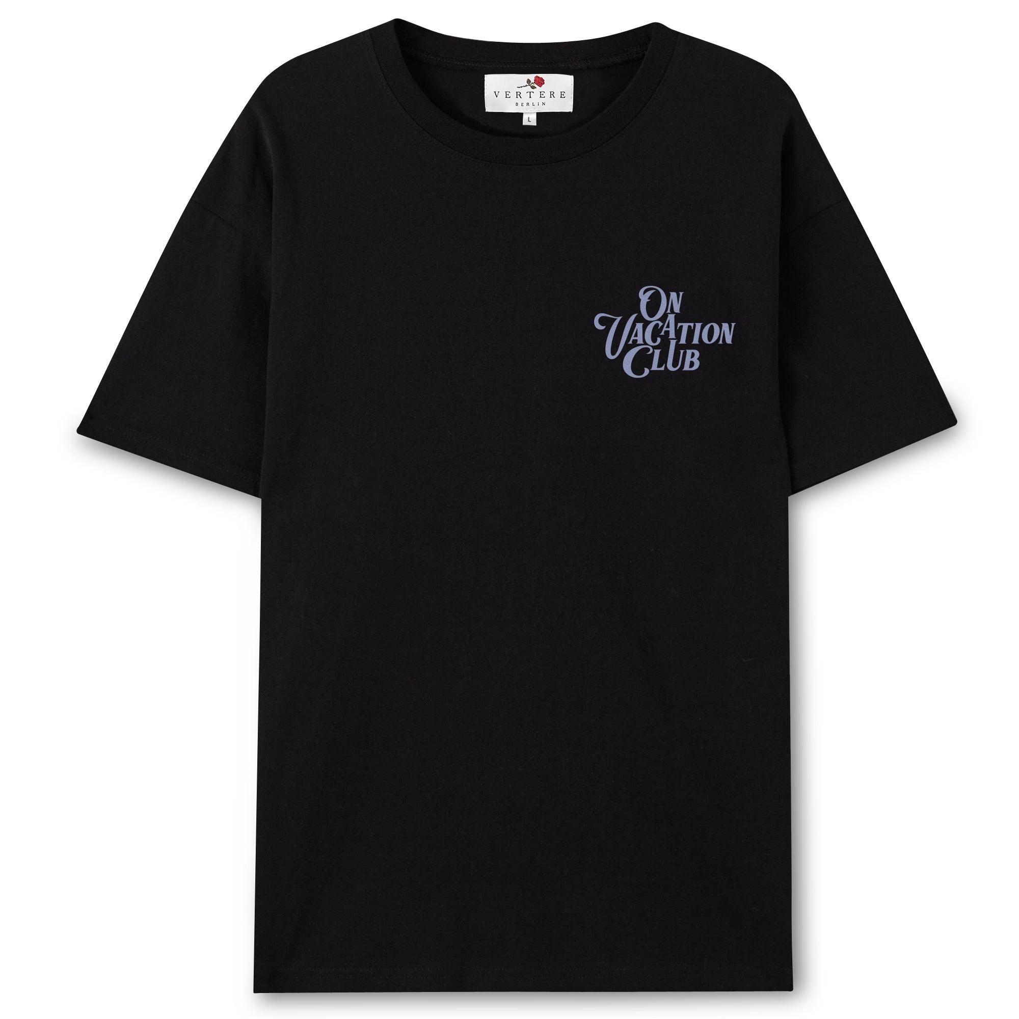 On Vacation Unisex T-Shirt "Calligraphy" - Black