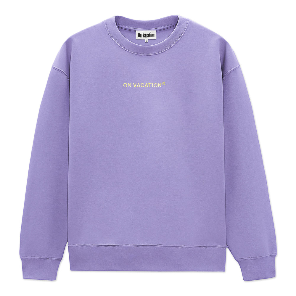 On Vacation Unisex Sweater "Central Carrier" - Lavender